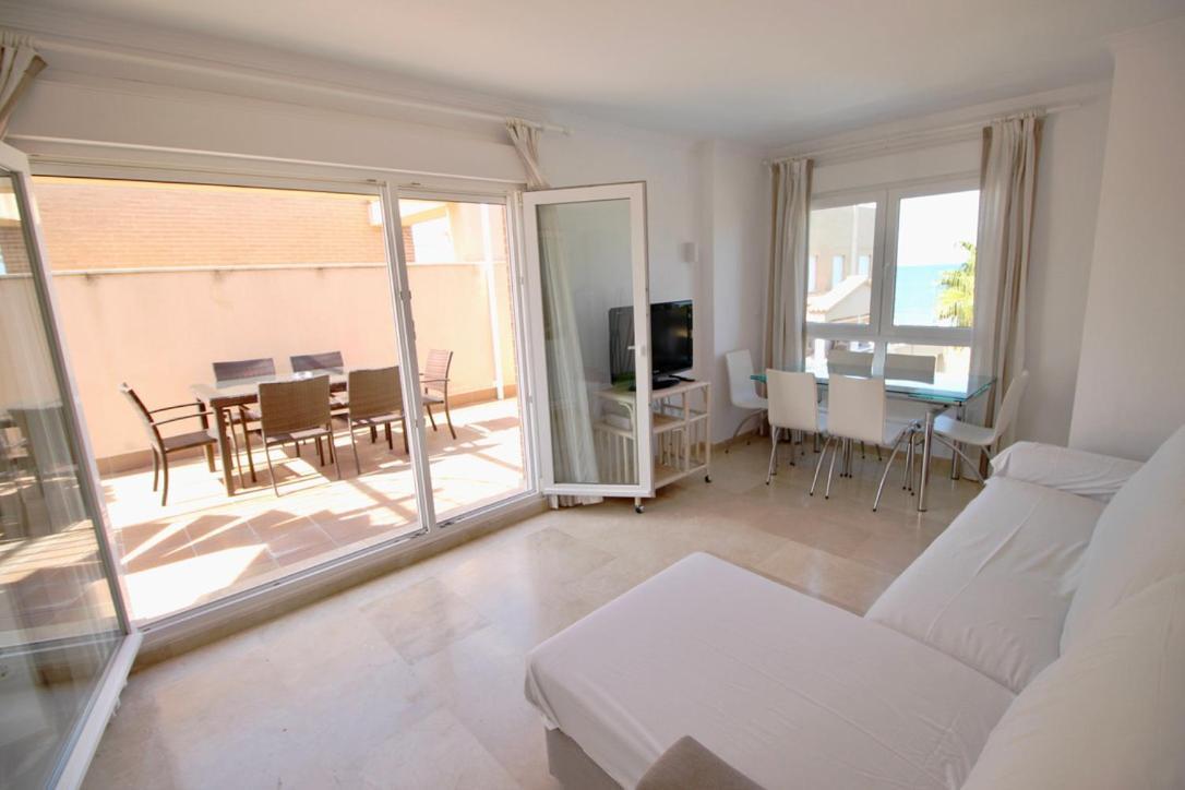 Apartamento Ático espectacular con piscina privada en primera línea de playa Dénia Exterior foto